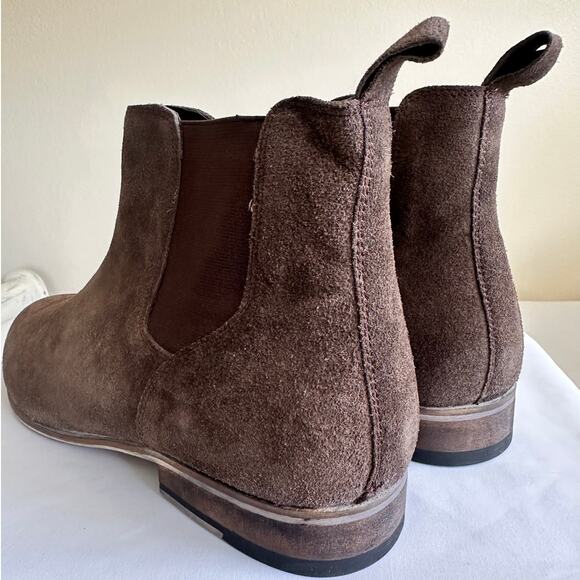 Hawkings McGill Brown Suede Chelsea Ankle Boots Mens Size 9.5 Pull On Classic main image 4
